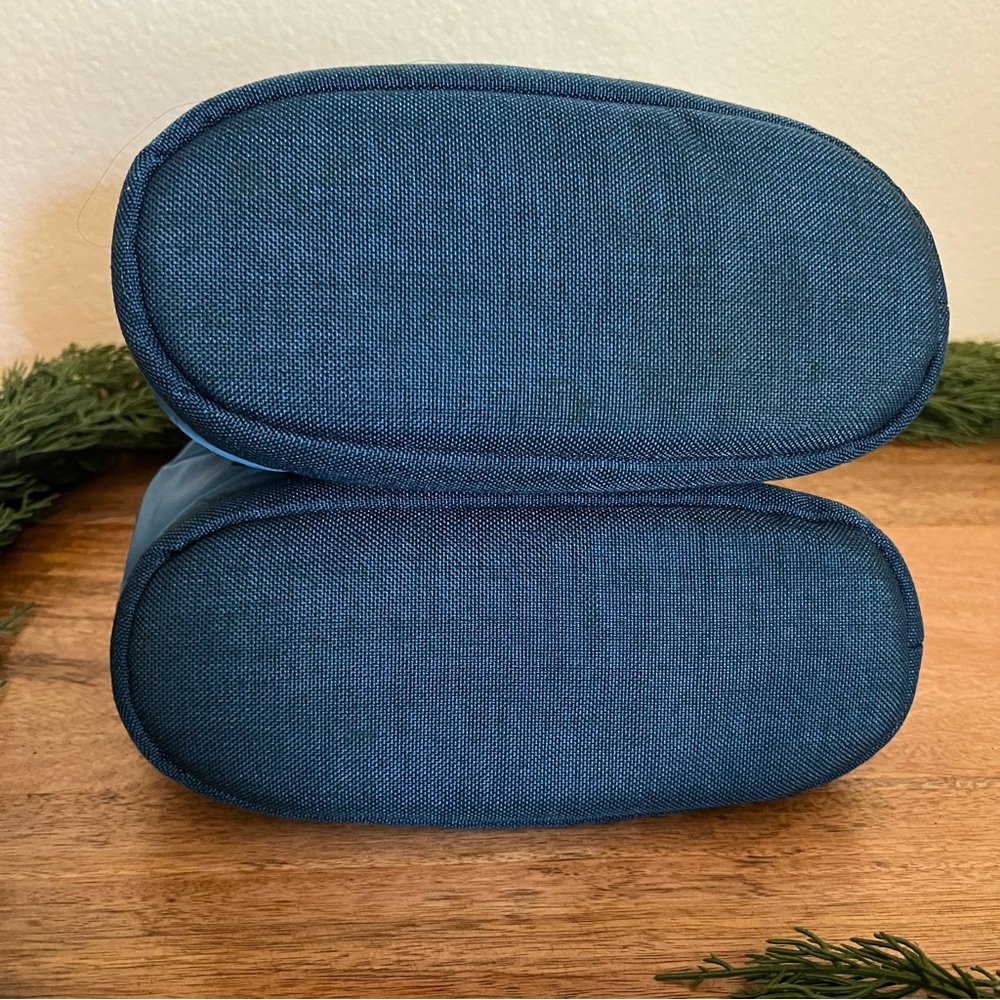 L.L. Bean Blue Puffer Warmth Booties Size XS - Picture 7 of 15
